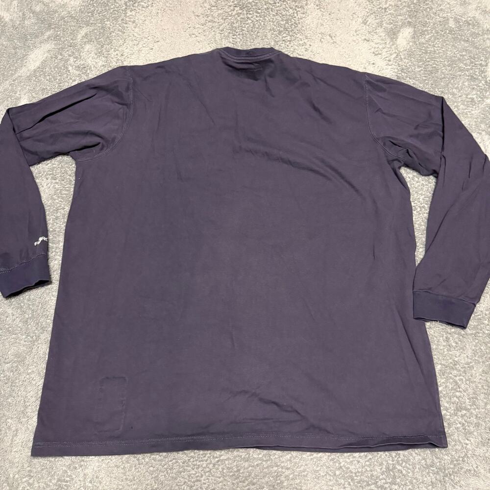 Carhartt Shirt Mens XXL Tall Fire Resistant Loose Fit Blue Pocket Long sleeve - Picture 3 of 8